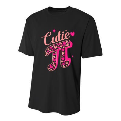 Cutie Pink Pi Day 2024 Youth Performance Sprint T-Shirt