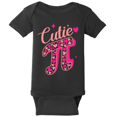 Cutie Pink Pi Day 2024 Baby Bodysuit