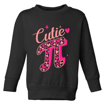 Cutie Pink Pi Day 2024 Toddler Sweatshirt