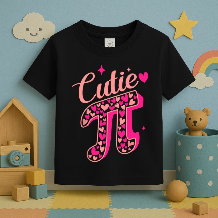 Cutie Pink Pi Day 2024 Toddler T-Shirt