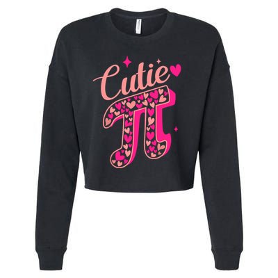 Cutie Pink Pi Day 2024 Cropped Pullover Crew