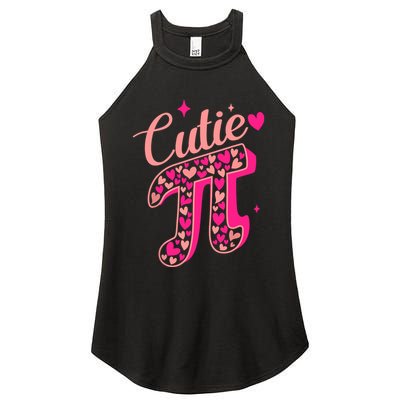 Cutie Pink Pi Day 2024 Women's Perfect Tri Rocker Tank
