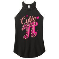 Cutie Pink Pi Day 2024 Women's Perfect Tri Rocker Tank