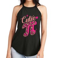 Cutie Pink Pi Day 2024 Women's Perfect Tri Rocker Tank