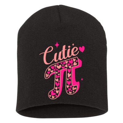 Cutie Pink Pi Day 2024 Short Acrylic Beanie