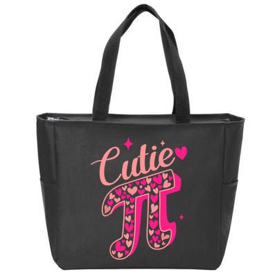 Cutie Pink Pi Day 2024 Zip Tote Bag