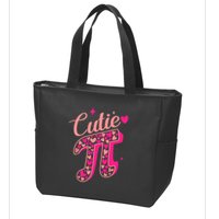 Cutie Pink Pi Day 2024 Zip Tote Bag