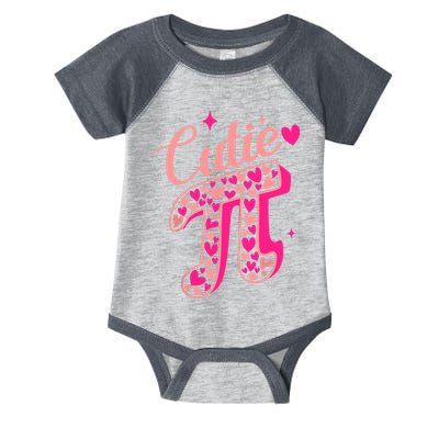 Cutie Pink Pi Day 2024 Infant Baby Jersey Bodysuit