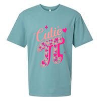 Cutie Pink Pi Day 2024 Sueded Cloud Jersey T-Shirt