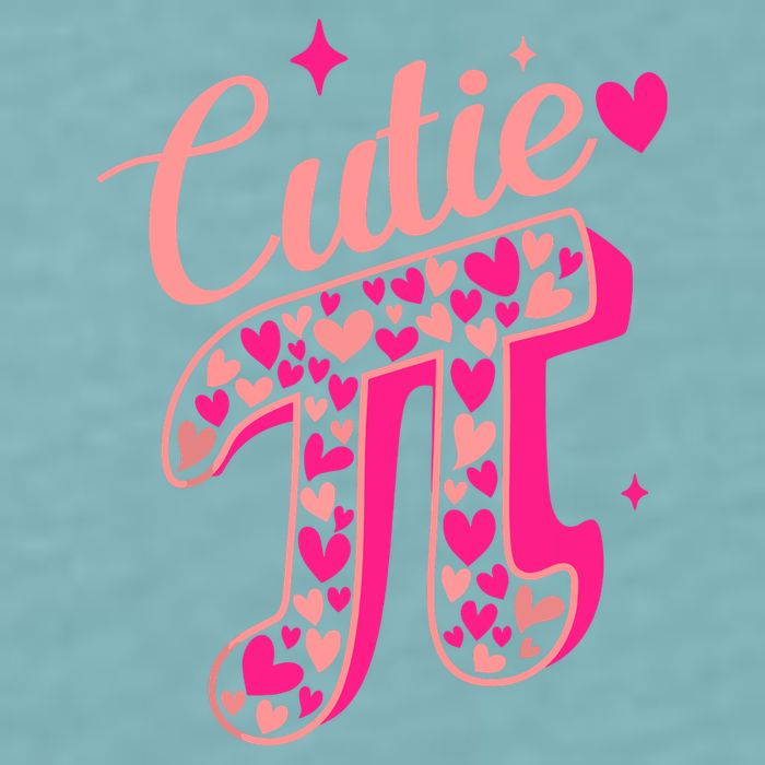Cutie Pink Pi Day 2024 Sueded Cloud Jersey T-Shirt