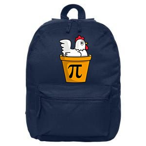 Chicken Pot Pie Math Geek March 14 Pi Day Teacher Professor Gift 16 in Basic Backpack