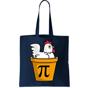 Chicken Pot Pie Math Geek March 14 Pi Day Teacher Professor Gift Tote Bag