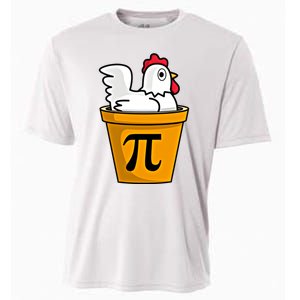 Chicken Pot Pie Math Geek March 14 Pi Day Teacher Professor Gift Cooling Performance Crew T-Shirt