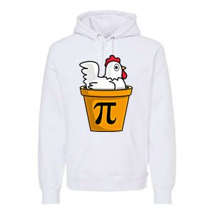 Chicken Pot Pie Math Geek March 14 Pi Day Teacher Professor Gift Premium Hoodie