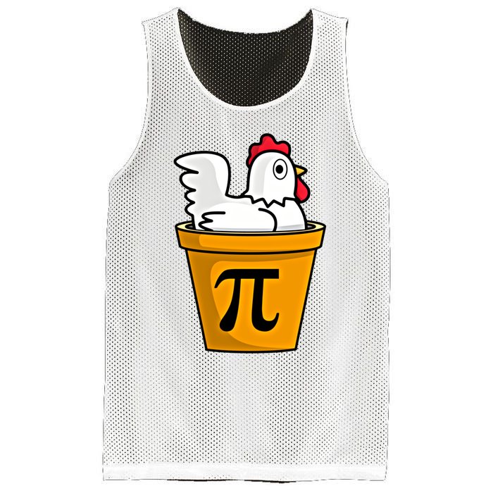 Chicken Pot Pie Math Geek March 14 Pi Day Teacher Professor Gift Mesh Reversible Basketball Jersey Tank