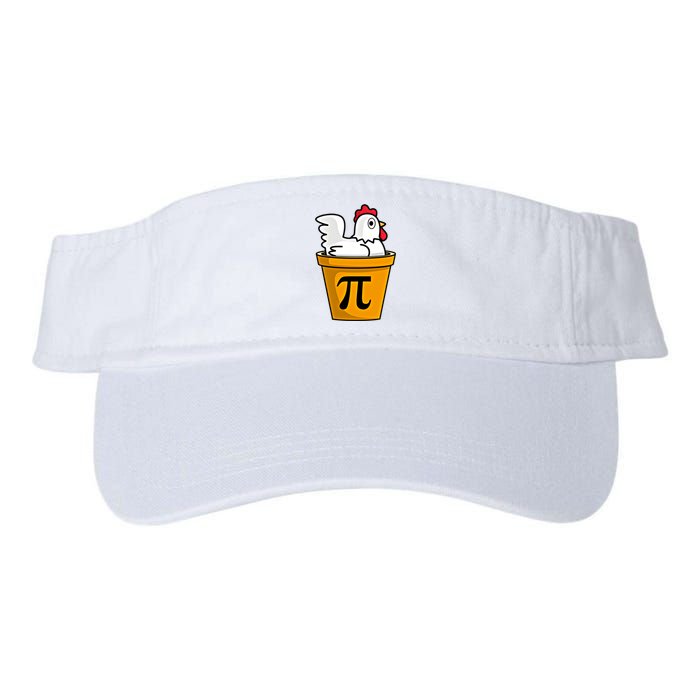 Chicken Pot Pie Math Geek March 14 Pi Day Teacher Professor Gift Valucap Bio-Washed Visor