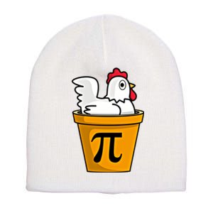 Chicken Pot Pie Math Geek March 14 Pi Day Teacher Professor Gift Short Acrylic Beanie