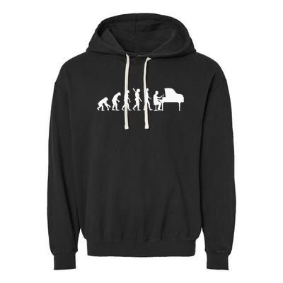 Cool Piano Player Design For Wo Piano Teacher Pianist Garment-Dyed Fleece Hoodie