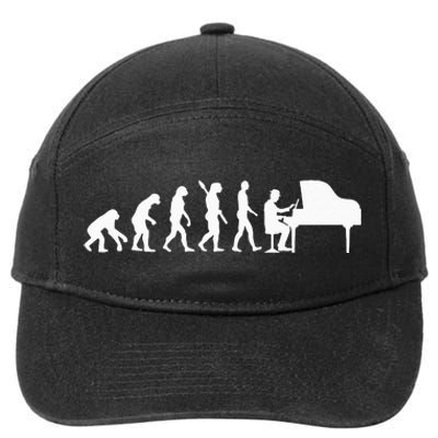 Cool Piano Player Design For Wo Piano Teacher Pianist 7-Panel Snapback Hat