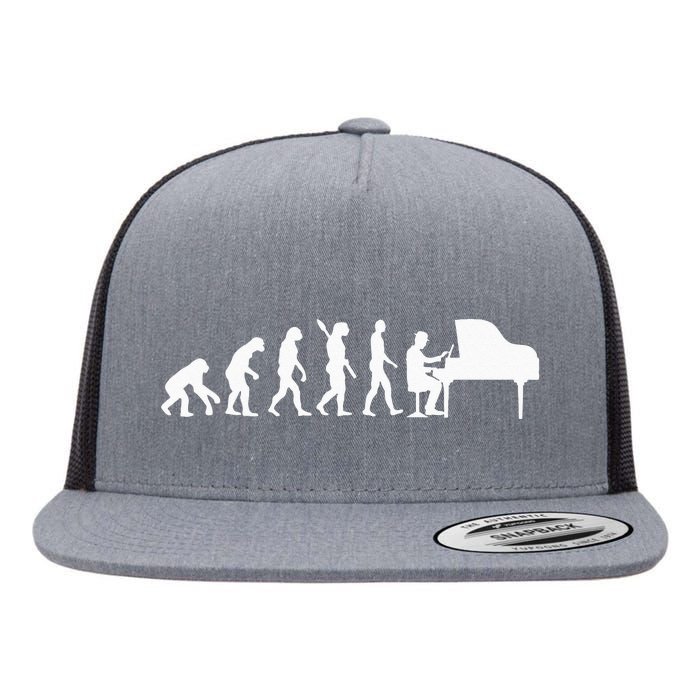 Cool Piano Player Design For Wo Piano Teacher Pianist Flat Bill Trucker Hat