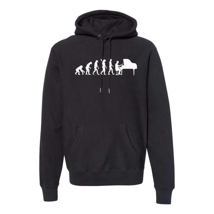 Cool Piano Player Design For Wo Piano Teacher Pianist Premium Hoodie