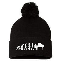 Cool Piano Player Design For Wo Piano Teacher Pianist Pom Pom 12in Knit Beanie