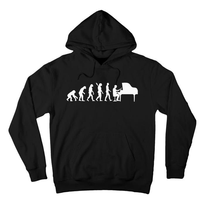 Cool Piano Player Design For Wo Piano Teacher Pianist Tall Hoodie