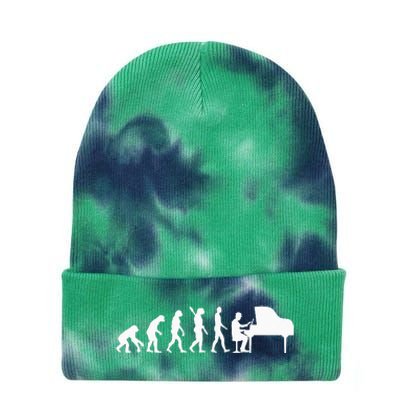 Cool Piano Player Design For Wo Piano Teacher Pianist Tie Dye 12in Knit Beanie