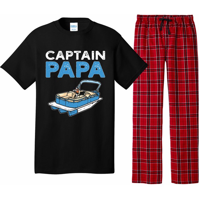 Captain Papa. Pontoon Boat Captain Pajama Set