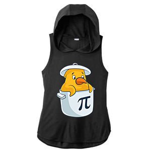 Chicken Pot Pie National Pi Day Pun Math Numbers March 14 Gift Ladies PosiCharge Tri-Blend Wicking Draft Hoodie Tank