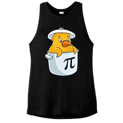 Chicken Pot Pie National Pi Day Pun Math Numbers March 14 Gift Ladies PosiCharge Tri-Blend Wicking Tank