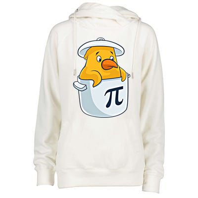 Chicken Pot Pie National Pi Day Pun Math Numbers March 14 Gift Womens Funnel Neck Pullover Hood