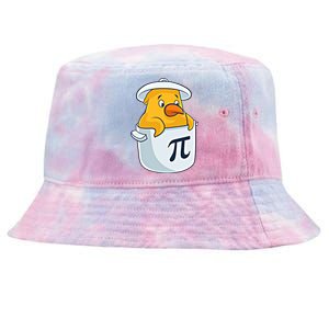 Chicken Pot Pie National Pi Day Pun Math Numbers March 14 Gift Tie-Dyed Bucket Hat