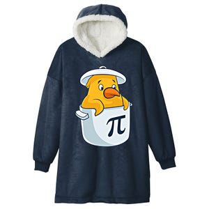 Chicken Pot Pie National Pi Day Pun Math Numbers March 14 Gift Hooded Wearable Blanket