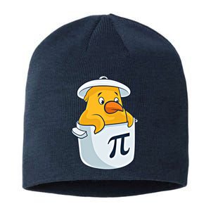 Chicken Pot Pie National Pi Day Pun Math Numbers March 14 Gift Sustainable Beanie