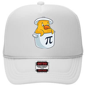 Chicken Pot Pie National Pi Day Pun Math Numbers March 14 Gift High Crown Mesh Back Trucker Hat