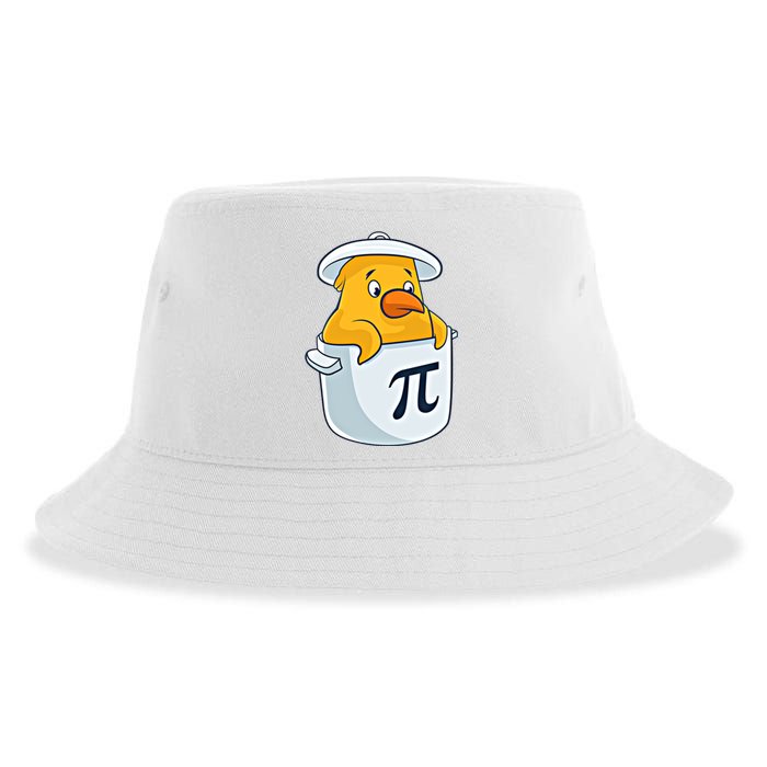 Chicken Pot Pie National Pi Day Pun Math Numbers March 14 Gift Sustainable Bucket Hat