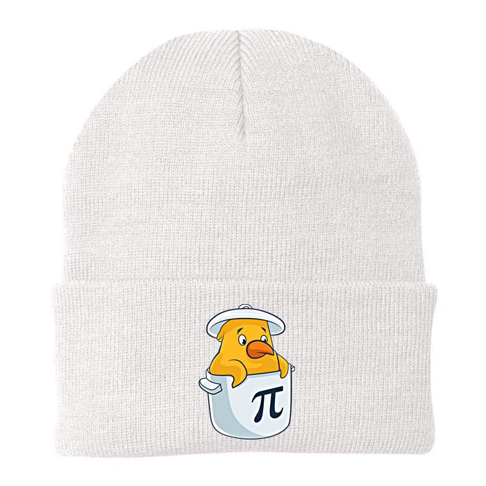 Chicken Pot Pie National Pi Day Pun Math Numbers March 14 Gift Knit Cap Winter Beanie