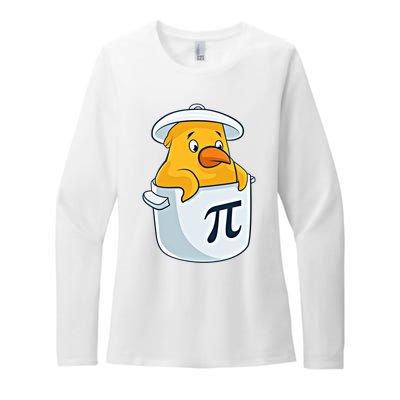 Chicken Pot Pie National Pi Day Pun Math Numbers March 14 Gift Womens CVC Long Sleeve Shirt