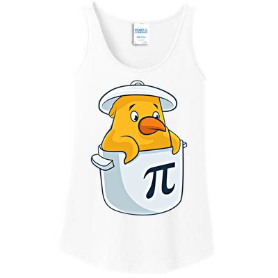 Chicken Pot Pie National Pi Day Pun Math Numbers March 14 Gift Ladies Essential Tank