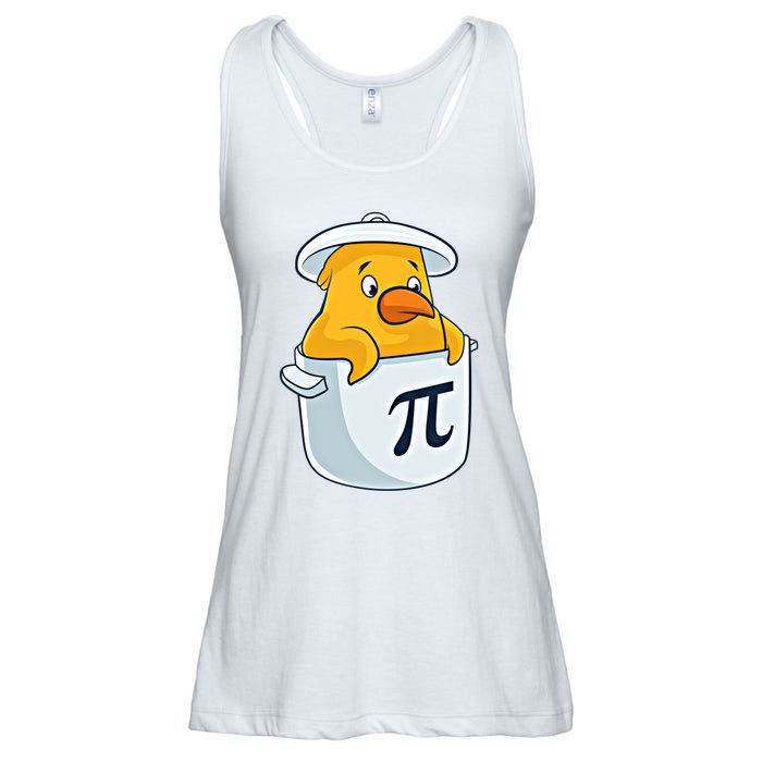 Chicken Pot Pie National Pi Day Pun Math Numbers March 14 Gift Ladies Essential Flowy Tank