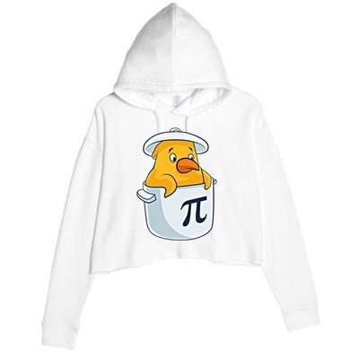 Chicken Pot Pie National Pi Day Pun Math Numbers March 14 Gift Crop Fleece Hoodie