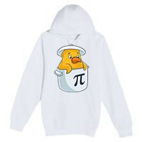 Chicken Pot Pie National Pi Day Pun Math Numbers March 14 Gift Premium Pullover Hoodie