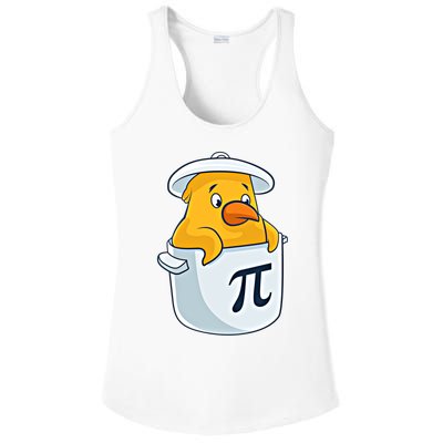 Chicken Pot Pie National Pi Day Pun Math Numbers March 14 Gift Ladies PosiCharge Competitor Racerback Tank