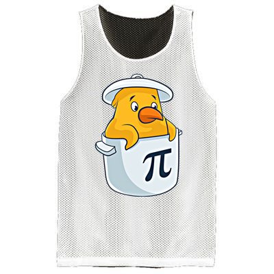 Chicken Pot Pie National Pi Day Pun Math Numbers March 14 Gift Mesh Reversible Basketball Jersey Tank