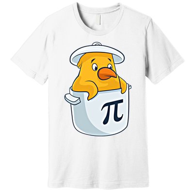 Chicken Pot Pie National Pi Day Pun Math Numbers March 14 Gift Premium T-Shirt