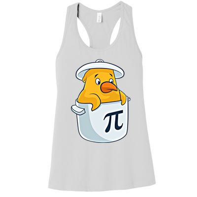 Chicken Pot Pie National Pi Day Pun Math Numbers March 14 Gift Women's Racerback Tank