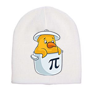 Chicken Pot Pie National Pi Day Pun Math Numbers March 14 Gift Short Acrylic Beanie