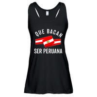 Camiseta Peruana Peruvian Flag Pride Peru Mujer Slang Women Ladies Essential Flowy Tank