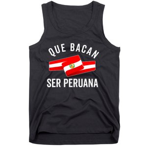 Camiseta Peruana Peruvian Flag Pride Peru Mujer Slang Women Tank Top